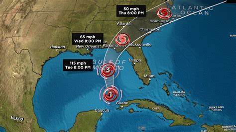 Hurricane Michael Landfall Map