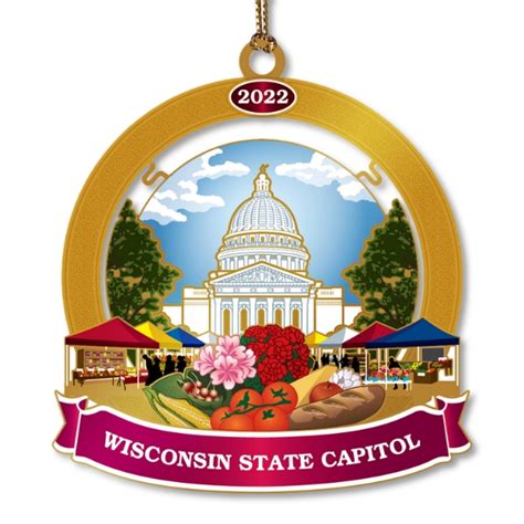 2022 Wisconsin State Capitol Ornament | Wisconsin Historical Society Store