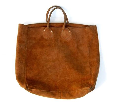 Vintage Leather Tote Bag