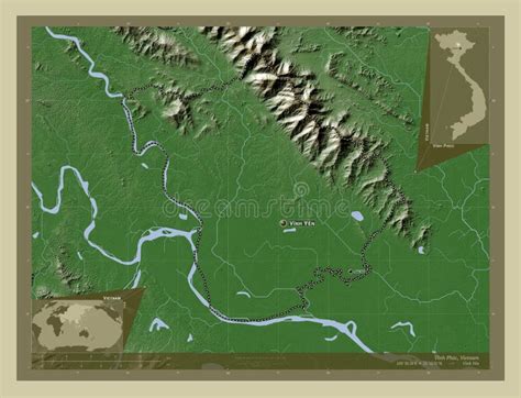 Vinh Phuc, Vietnam. Wiki. Labelled Points of Cities Stock Illustration ...