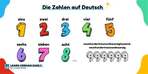 German Numbers - Counting in German to 999,999 | Learn German Easily