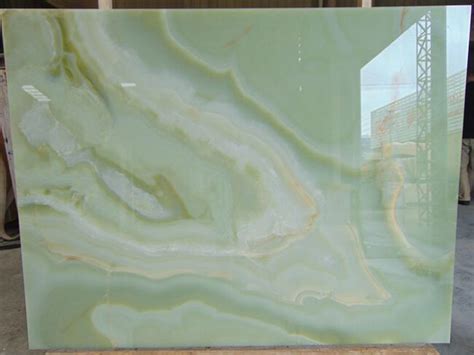 Light Green Onyx Slab for Tile, Panel, Countertops and Mosaic- Fulei