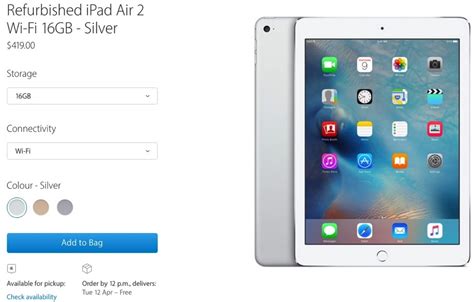 Apple Canada Refurbs: 16GB iPad Air 2 in Stock for $419 [u] | iPhone in ...