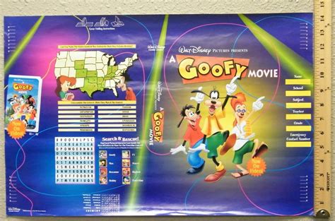 A Goofy Movie Disney Collectible Movie Poster **READ** | eBay