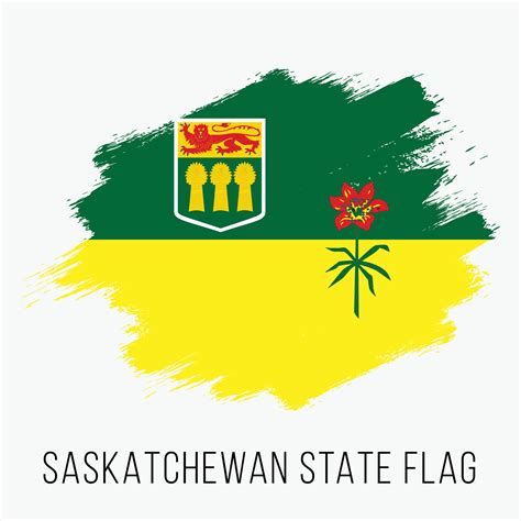 Canada Province Saskatchewan Vector Flag Design Template 25557281 ...