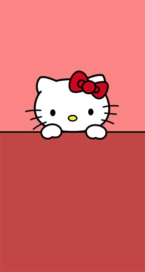 Hello Kitty Red Bow Wallpaper