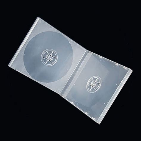 Double CD/DVD Clear Plastic Case