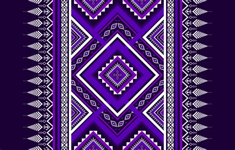 Purple Tribal Pattern Wallpaper