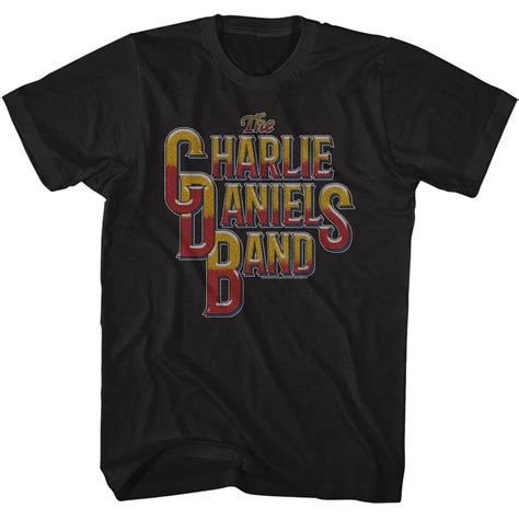 Charlie Daniels Band Vintage Style Logo Black T-Shirt