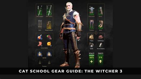 Cat School Gear Guide: The Witcher 3 - KeenGamer