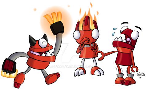 Mixels: Infernites by Katonator on DeviantArt | Deviantart, Animals beautiful, Bowser