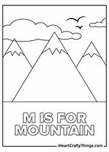 Mountain Coloring Pages To Download And Print For Free sketch template