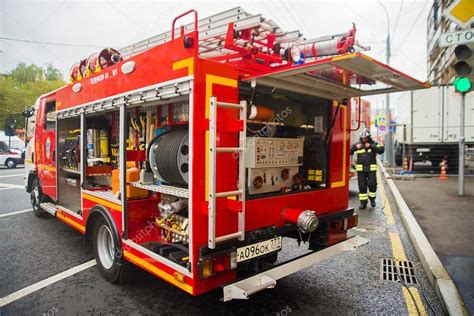 Rescue equipment inside fire engine – Stock Editorial Photo © borjomi88 #124403228