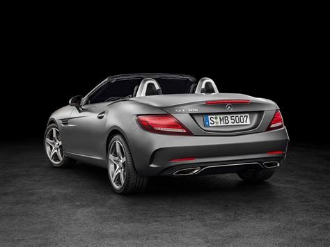 mercedes-benz relaunches SLC convertible with radical new facelift