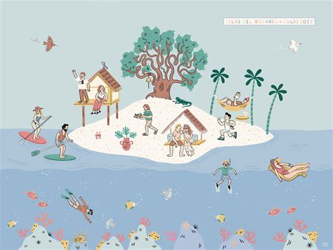 FAMILY TRIP! - illustrated poster on Behance