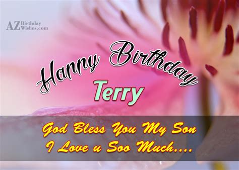 Happy Birthday Terry - AZBirthdayWishes.com