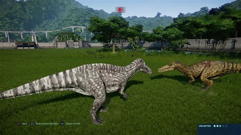 Jurassic World Evolution: 3 baryonyx vs 2 Suchomimus vs Spinosaurus (Part 1 request) - YouTube