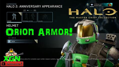 Halo MCC how to unlock Orion Armor set (H2A), 20 Years Celebration! - YouTube