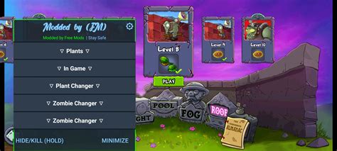 Plants vs. Zombies 1 Mega Mod Menu Apk (Unlimited Money, Sun, No Reload, Plants changer, Zombies ...