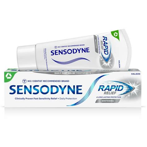 Sensodyne Rapid Relief Whitening Toothpaste 75ml - £3.3 - Compare Prices