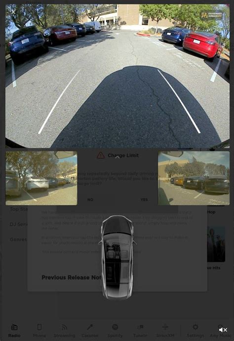 Tesla adds side camera feeds when backing up the car, cabin camera ...