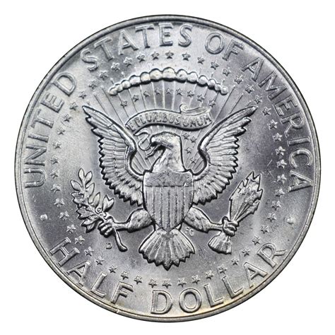 1964 U.S. Kennedy Silver Half Dollar - Original Skin Coins