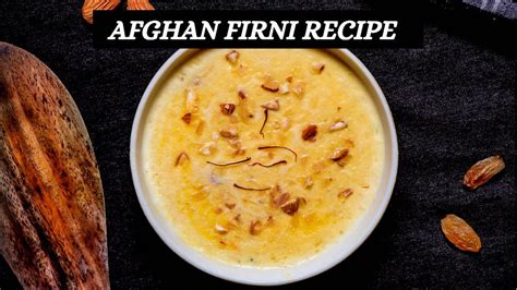 QUICK AND EASY AFGHAN FIRNI (PHIRNI) RECIPE & AFGHAN SWEET DESSERT فیرنی افغانی - YouTube