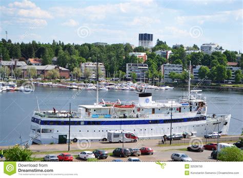 Harbor of Lappeenranta stock photo. Image of saimaa, lake - 32539750