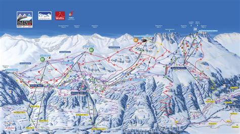 Bettmeralp - Aletsch Piste Map / Trail Map