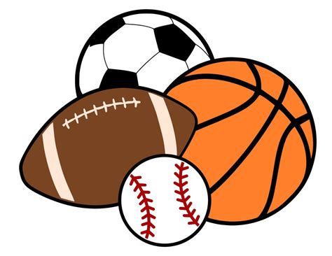 Sports Balls Basketball Soccer Football Baseball svg