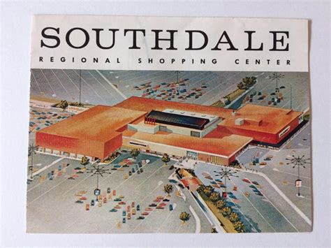 Vintage Mid Century Southdale Mall Map Brochure Edina Minnesota | #1888503848