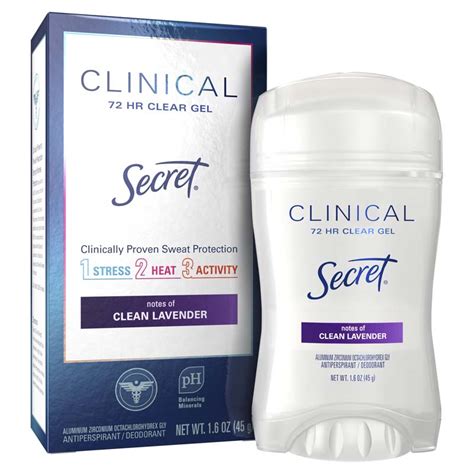 Clinical Strength Clear Gel Antiperspirant Deodorant | Secret