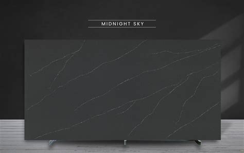 Midnight Sky | Surfaces by Pacific | Black Quartz Countertops