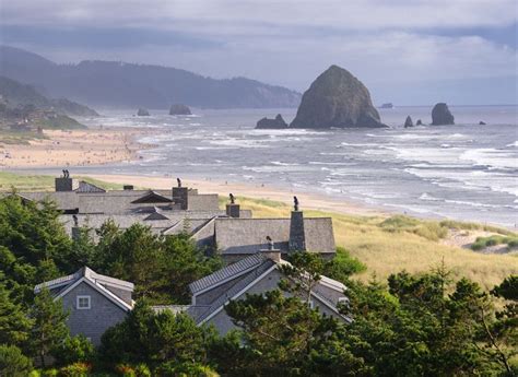 Pacific City Pacific City, Oregon mountain sky tree Nature Coast shore ...