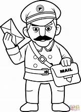 Postman coloring Page  Free Printable Coloring Pages sketch template