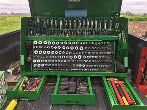 Pin by FROGMAN on Work truck | Tool cart, Truck tool box, Tool box organization