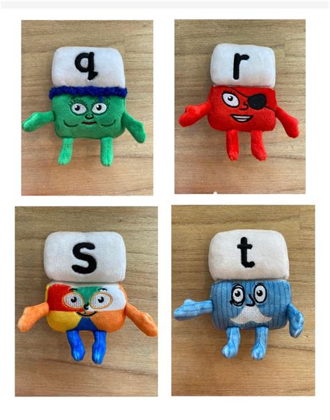 Alphablocks Plush Toy, Mini Fred single Plush - Etsy