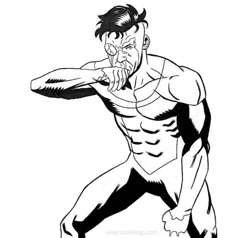 Invincible Coloring Pages Omni-man - XColorings.com