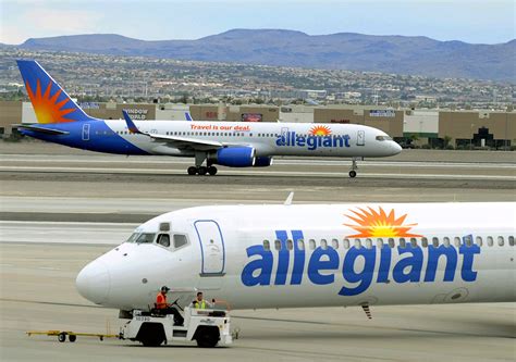 Allegiant Air encourages Las Vegas passengers to arrive at Harry Reid ...