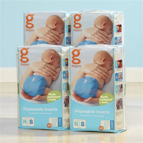 gDiapers Disposable Diaper Inserts, 4 pack (Choose Your Size) - Walmart.com