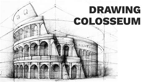 Colosseum Rome Drawing at PaintingValley.com | Explore collection of Colosseum Rome Drawing