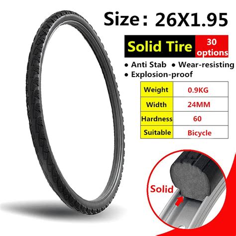 Aliexpress.com : Buy 26*1.95 Bicycle Solid Tire 26 Inch Anti Stab ...