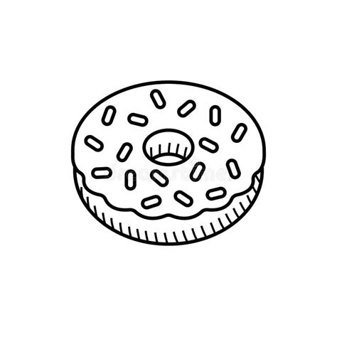 Doughnut Clipart Black And White