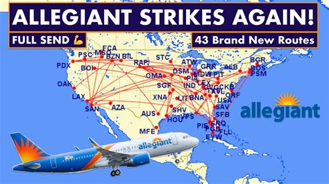 Allegiant Travel Map | Besttravels.org