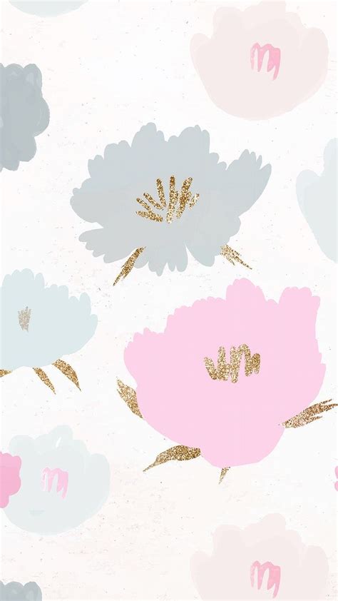 Floral pattern background vector hand drawn | free image by rawpixel.com / Adjima | Background ...