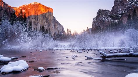 Yosemite National Park Winter Scenery Wallpapers - Wallpaper Cave