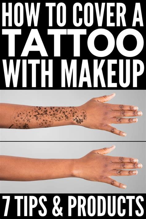 How to Cover a Tattoo with Makeup: 7 Products and Techniques That Work | Covering tattoos with ...