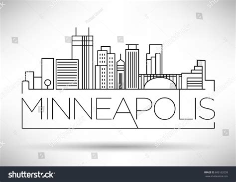 410 Minneapolis skyline Stock Vectors, Images & Vector Art | Shutterstock