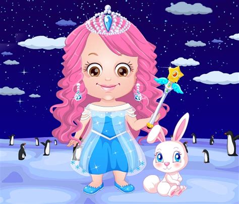 Baby Hazel Ice Princess Dressup