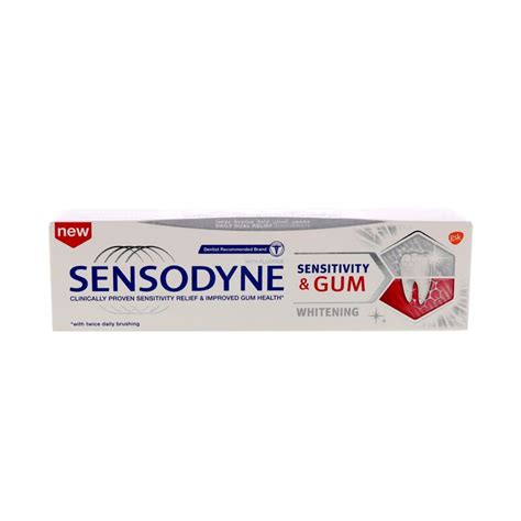 Sensodyne Sensitivity And Gum Whitening Toothpaste 75ml - HygieneForAll